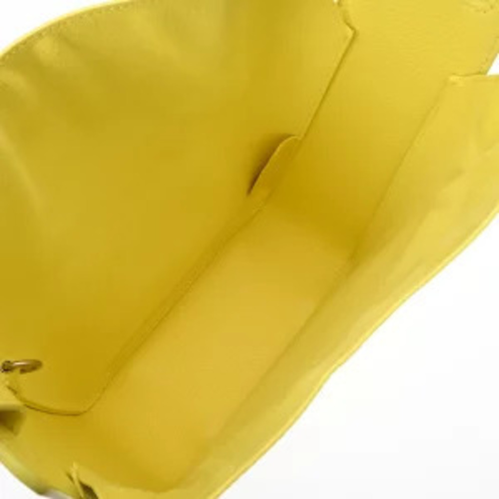 Balenciaga Tool North South Yellow Leather Handbag - Picture 9 of 9
